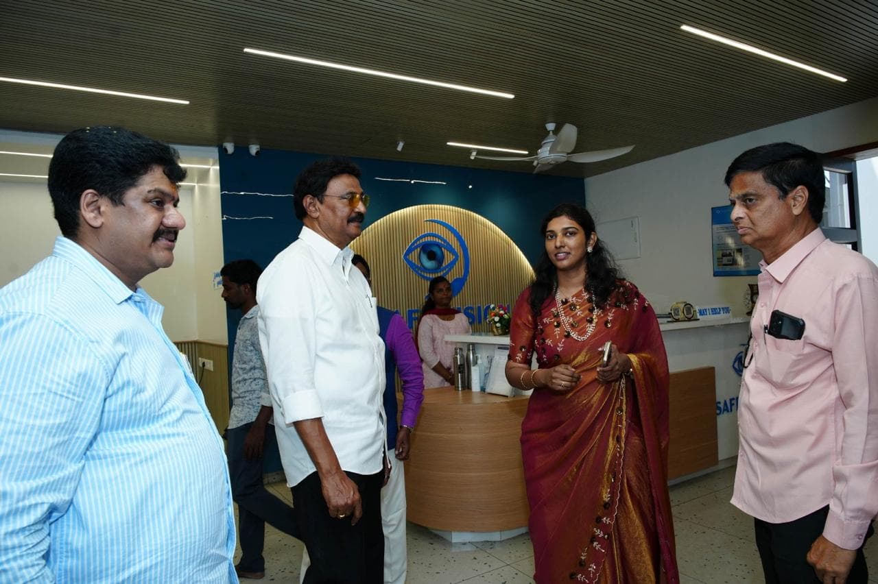 Sri Gadde Ram Mohan Garu at Safe Vision Super Speciality Eye Hospital