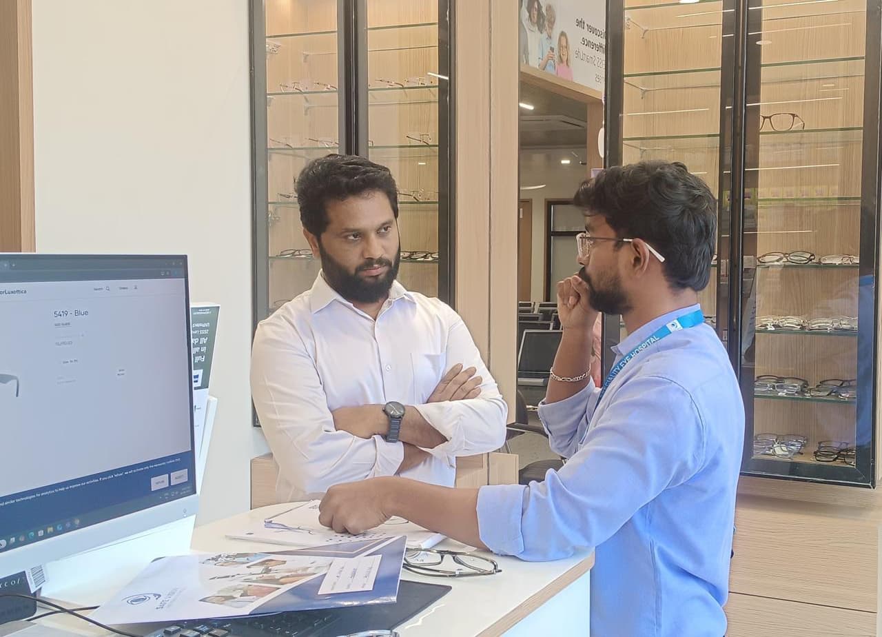 Sri Maddipati Venkata Raju Garu at Safe Vision Super Speciality Eye Hospital