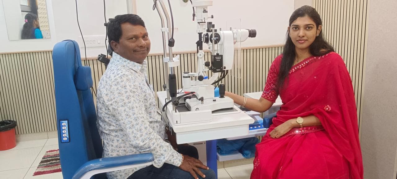 Sri T.S.N. Murthy Garu at Safe Vision Super Speciality Eye Hospital